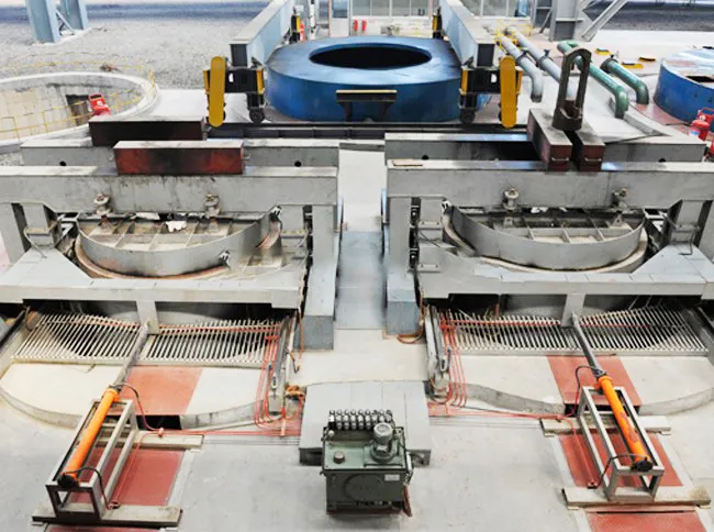 Колпаковая закалочная печь