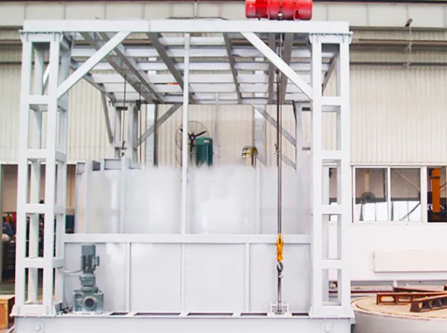 Колпаковая закалочная печь