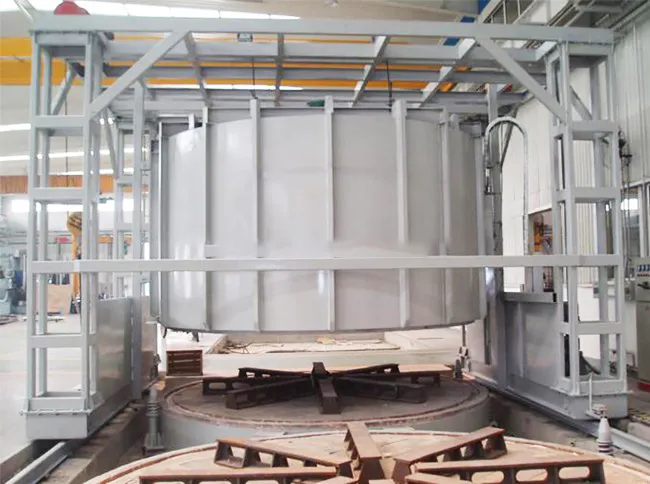 Колпаковая закалочная печь