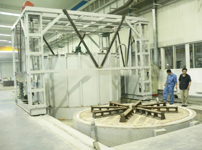 Колпаковая закалочная печь