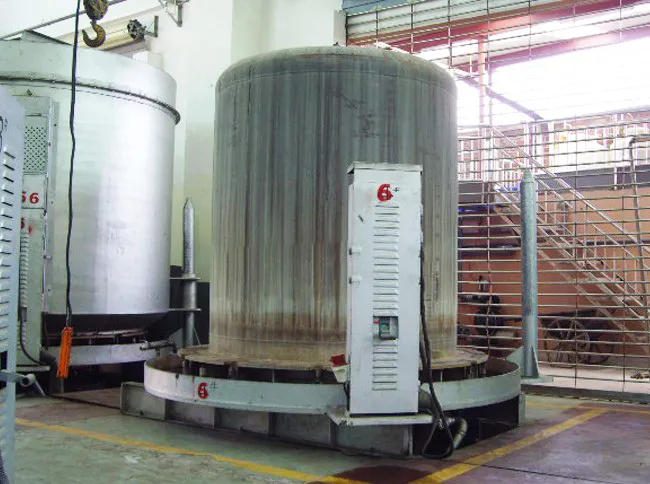 Колпаковая закалочная печь