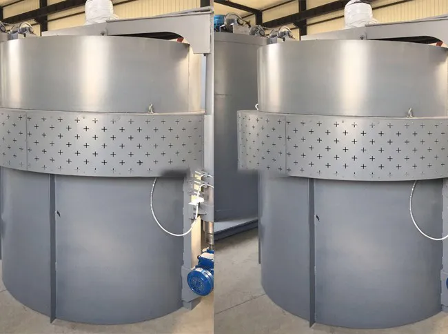 Отпускная печь шахтного типа