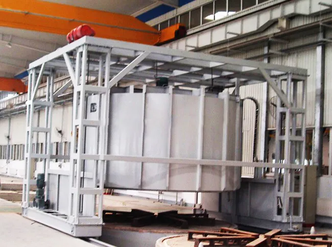 Колпаковая закалочная печь