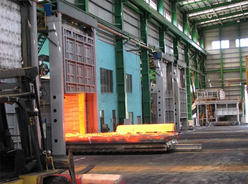 >Ковочная печь тележечного типа