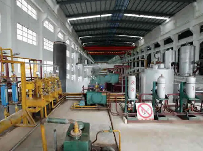 Печь для термообработки с колпаком