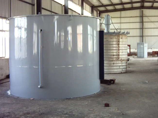 Печь для термической обработки ярких материалов шахтного типа