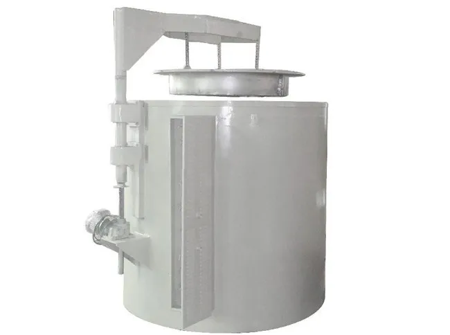 Печь для термической обработки ярких материалов шахтного типа