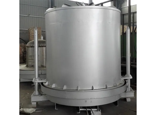 Печь для термической обработки ярких материалов шахтного типа